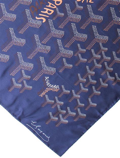 goyard scarf replica|goyardine silk scarf.